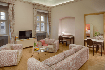 Obývák v Grande Luxury Suite